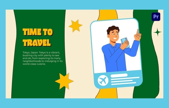 Premiere Pro Time to Travel Explainer Animation