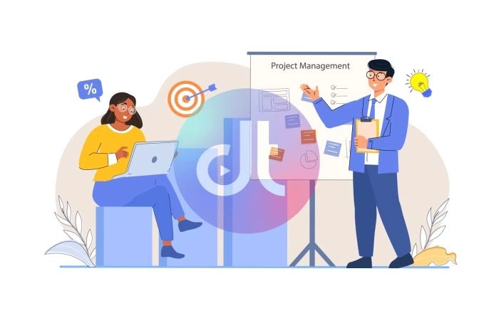 Project Management Discussion Animation Scene