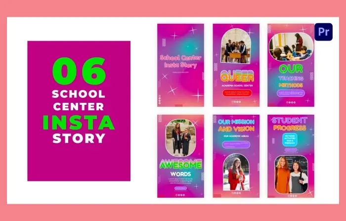 Queer Academia School Center Gradient Instagram Story