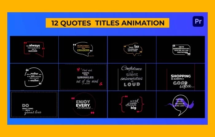 Quotes Titles Animation