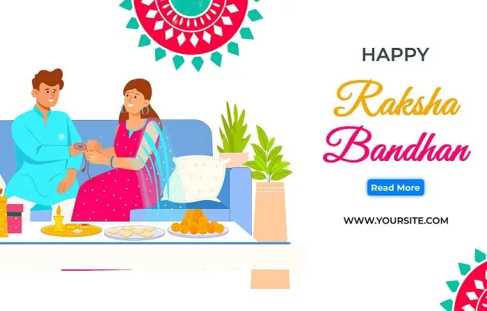 Raksha Bandhan 2D Vector Slideshow Animation