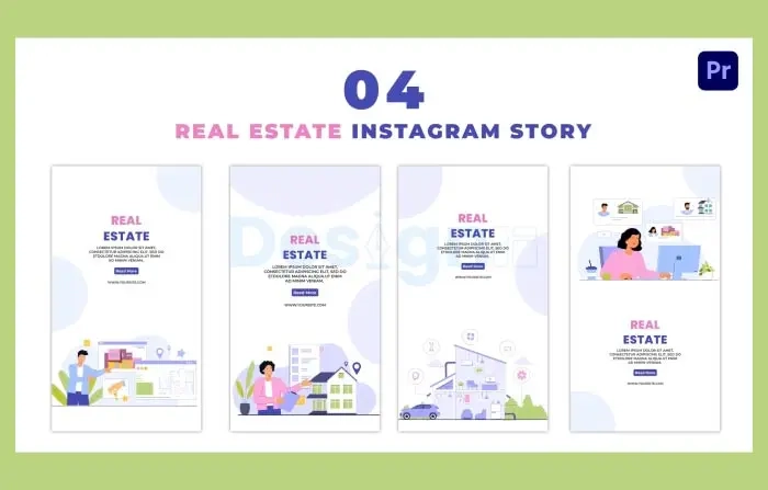 Real Estate Agency Animated Instagram Story