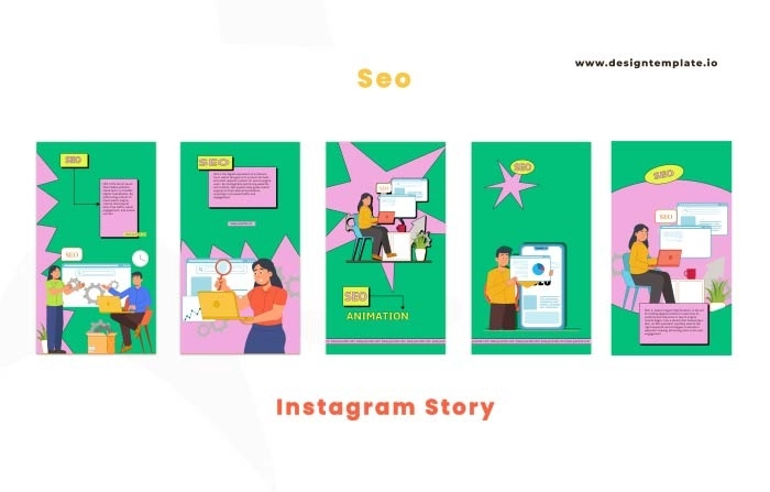 SEO Analysis After Effects Instagram Story Template