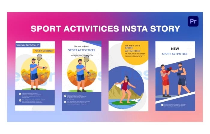 Sport Activities Instagram Story