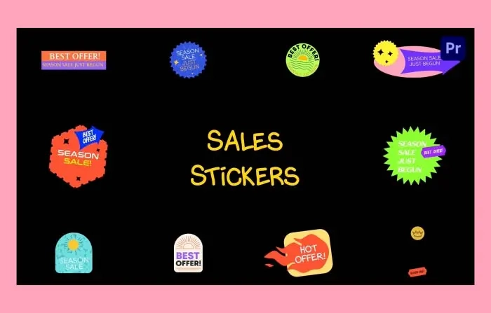 Sticker Sales Titles Pack