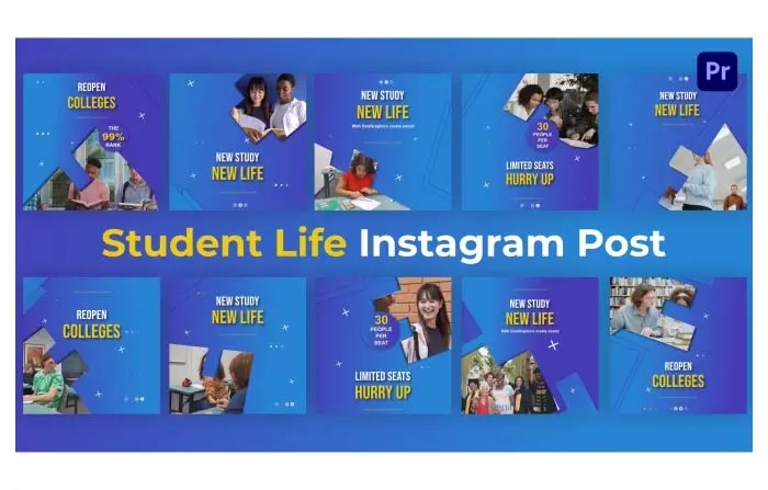 Student Life Minimal Instagram Post