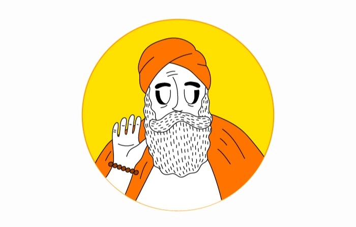 Stunning Illustration To Honor The Legacy Of Guru Nanak the Founder Of Sikhism