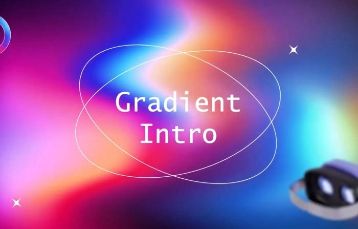 Stylish And Modern Gradient Intro After Effects Template