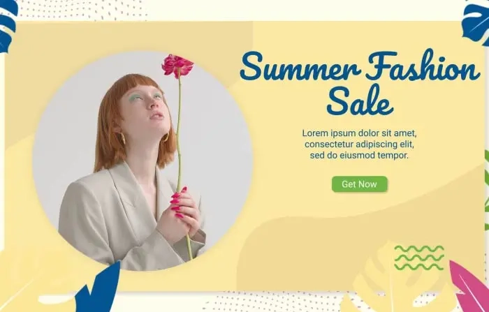 Summer Fashion Sale Video Display Template