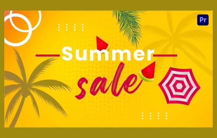Summer Sale Special Offer Video Display