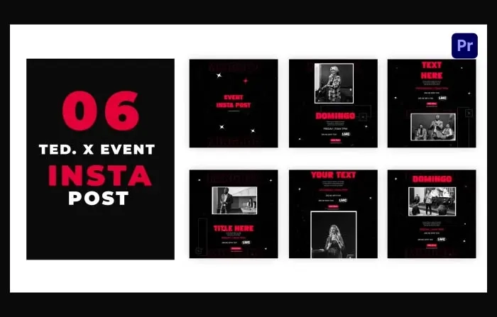 TEDx Themed Event Instagram Post