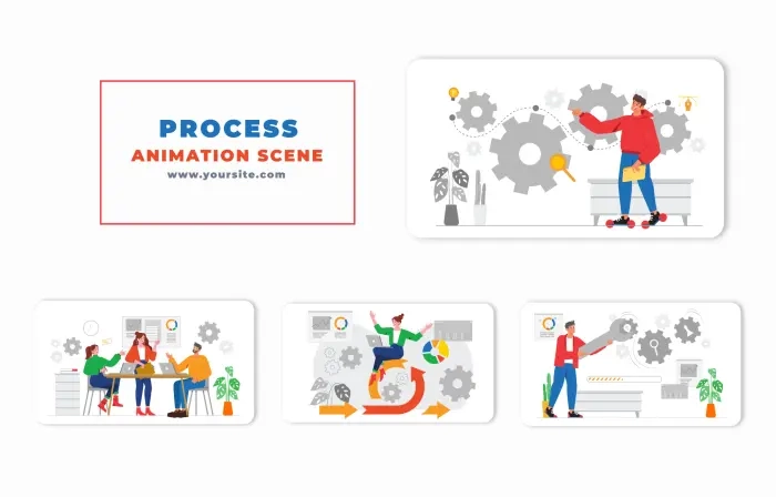 The Process Character Animation Scene