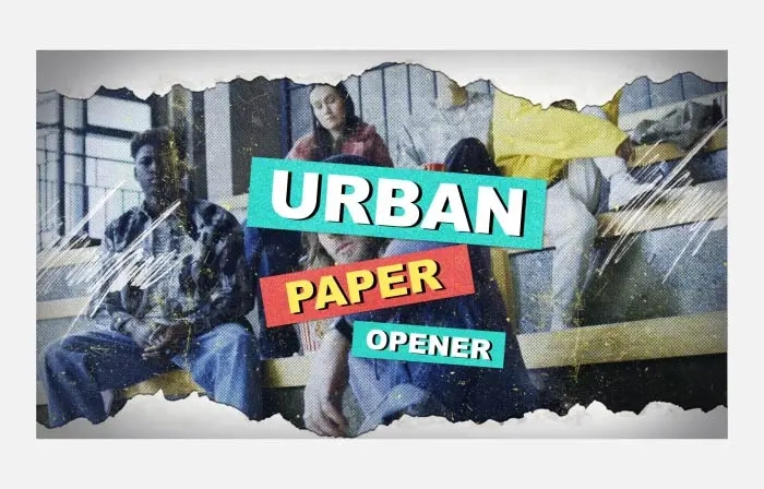 Torn Paper Urban Music Opener