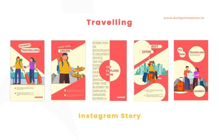 Travelling After Effects Instagram Story Template