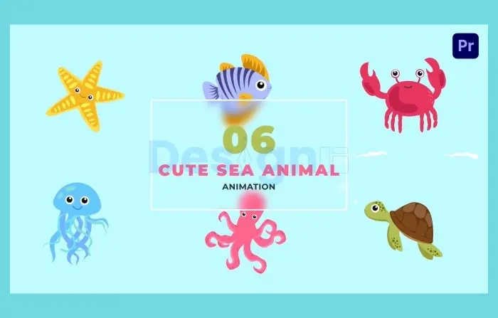 Undersea Animals Animation Scene