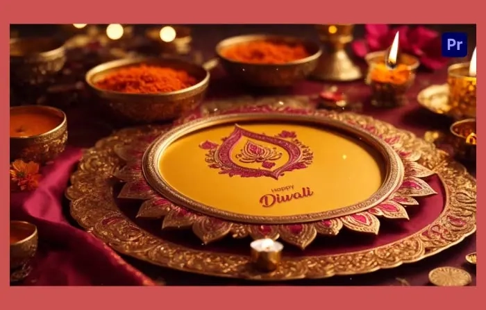 Unique Diwali 3D Greetings Card Slideshow Design