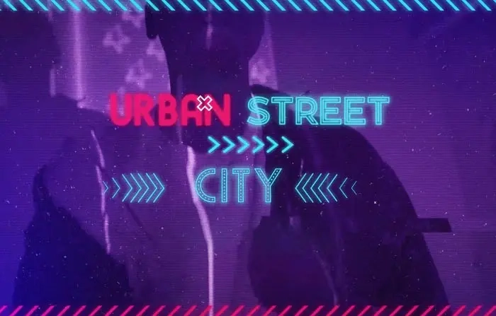Urban Neon City Intro