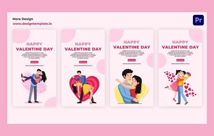 Valentine Day Instagram Story Premiere Pro Template