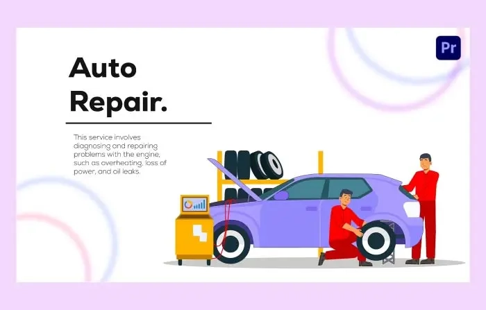 Vector Car Repair Animated Explainer
