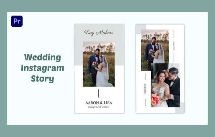 Wedding Instagram Story Premiere Pro Template For Indian Weddings