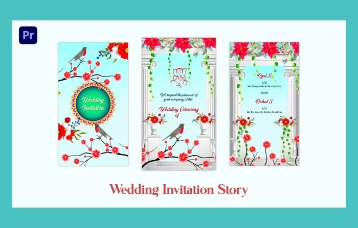 Wedding Invitation Instagram Story Library Of Pr Pro Templates