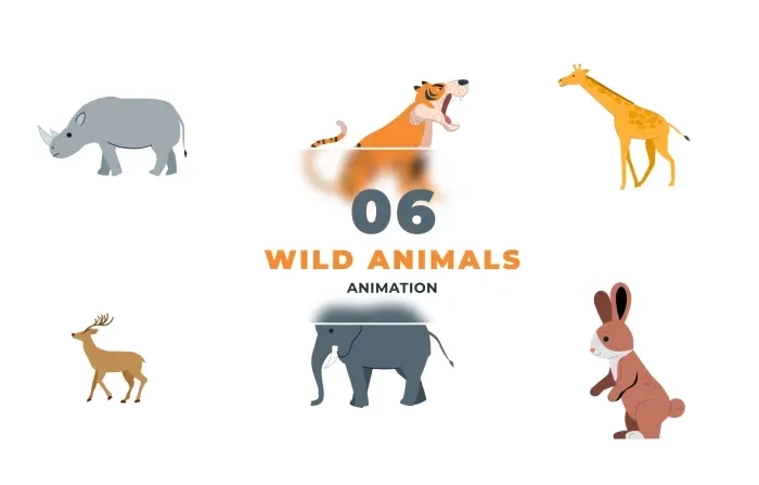 Wild Life Animals Character Animation Scene
