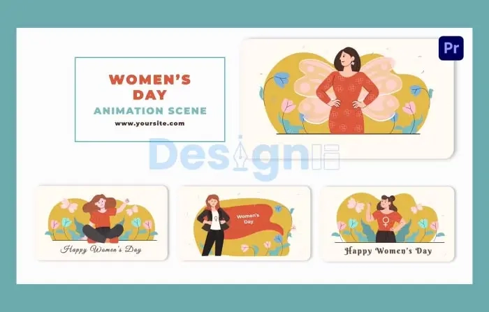 Womens Day Animation Scene