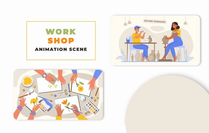 Workshop Animation Scene After Effects Template