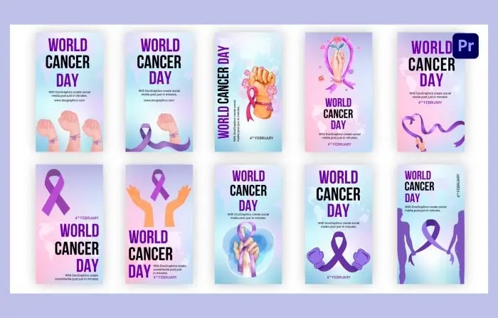 World Cancer Day Gradient Instagram Story