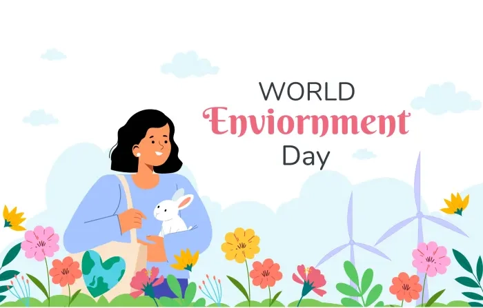 World Environment Day Illustration image
