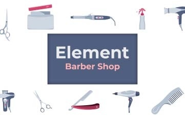 Element Barber Shop After Effects Template