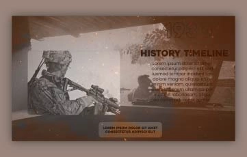 History Documentary Timeline Slideshow After Effects Template