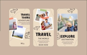 Travel Agency Promo After Effects Instagram Story