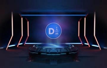 Futuristic Pedestal Logo Reveal After Effects Templates
