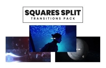 Squares Split Transitions Pack