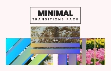 Get Minimal Transitions Pack After Effects Template