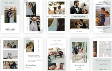 Wedding Invitation For Instagram Story Template