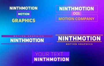 Elegant Titles After Effects Template