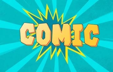Comic Posters Titles Pack After Effects Template