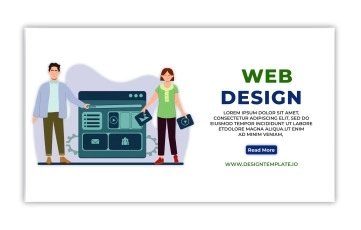 Web Design Landing Page After Effects Template