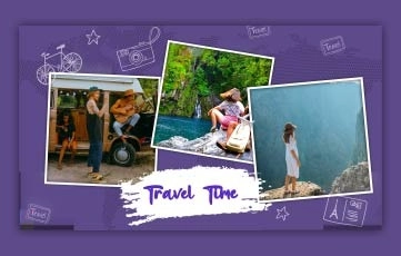 Travel Promo After Effects Slideshow Template