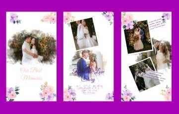 Wedding Album Instagram Story After Effects Template
