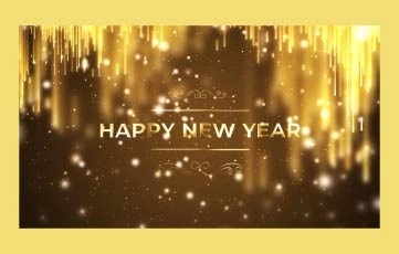 After Effects Project Happy New Year Slideshow