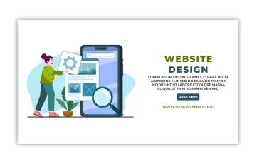 Website Design Landing Page After Effects Template