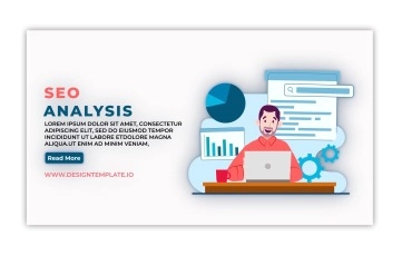 Seo Analysis Landing Page After Effects Template