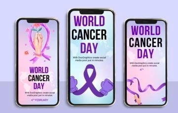 World Cancer Day Instagram Story After Effects Templates