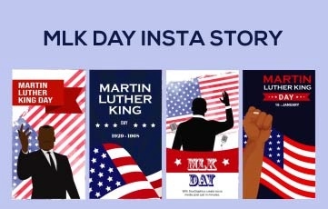 MLK Day Instagram Story After Effects Template