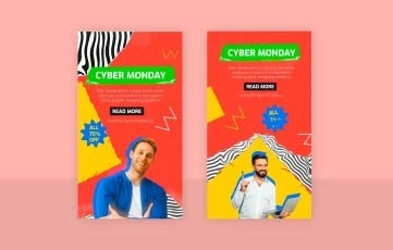 Cyber Monday Instagram Story After Effects Template 2