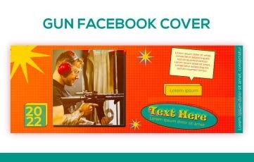 Gun Facebook Cover After Effects Template