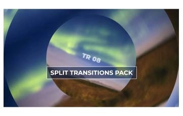 New Split Transitions Pack After Effects Template